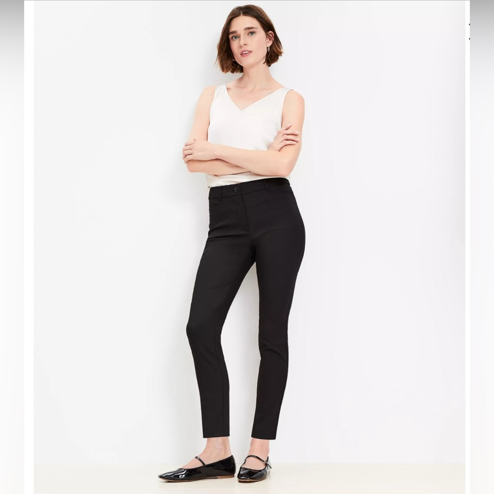 Black Slim Fit Pants Loft